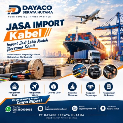 Jasa Import Kabel untuk Kebutuhan Proyek & Industri 081380003068