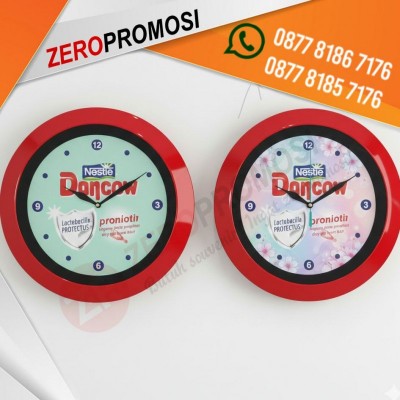 Jam Dinding Custom Logo 218H Jam Dinding Promosi Souvenir Kantor